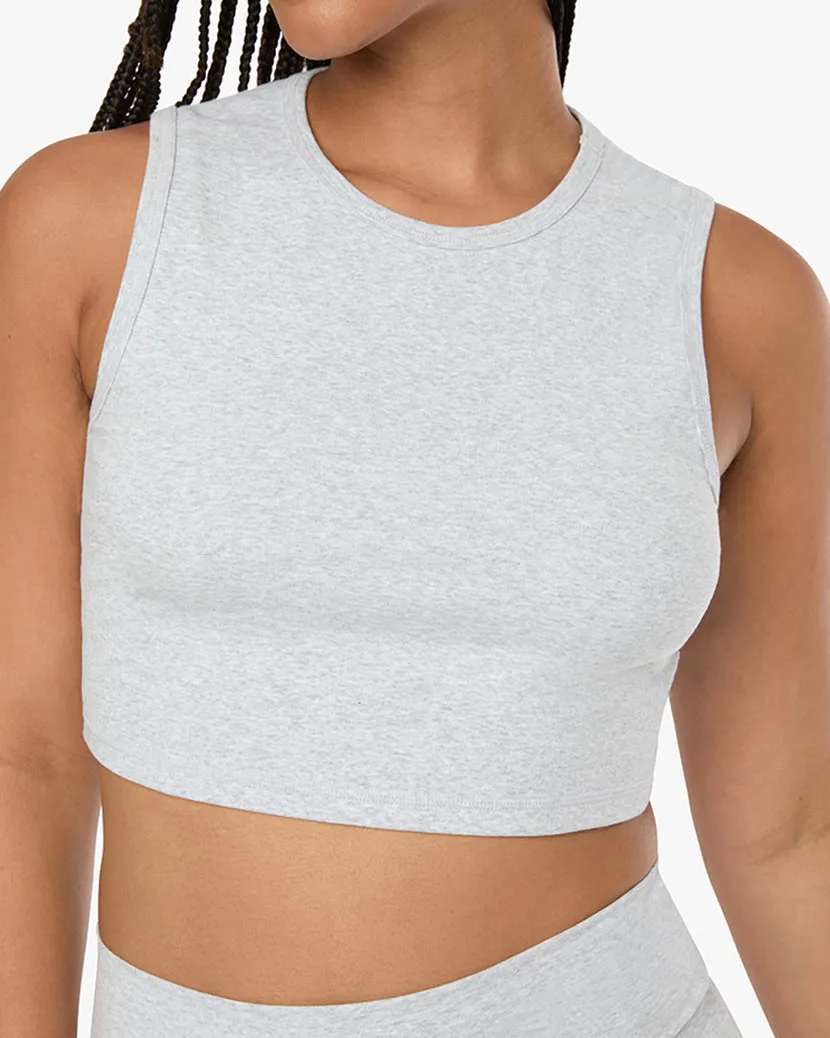 Muscle Tank | Light Heather Grey