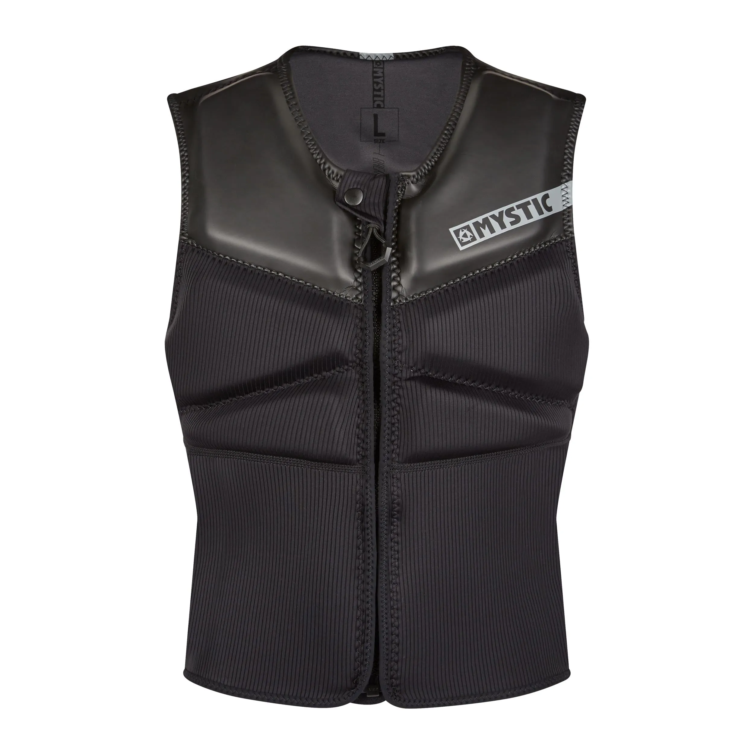 Mystic Block Impact Fzip Kite Vest-Black