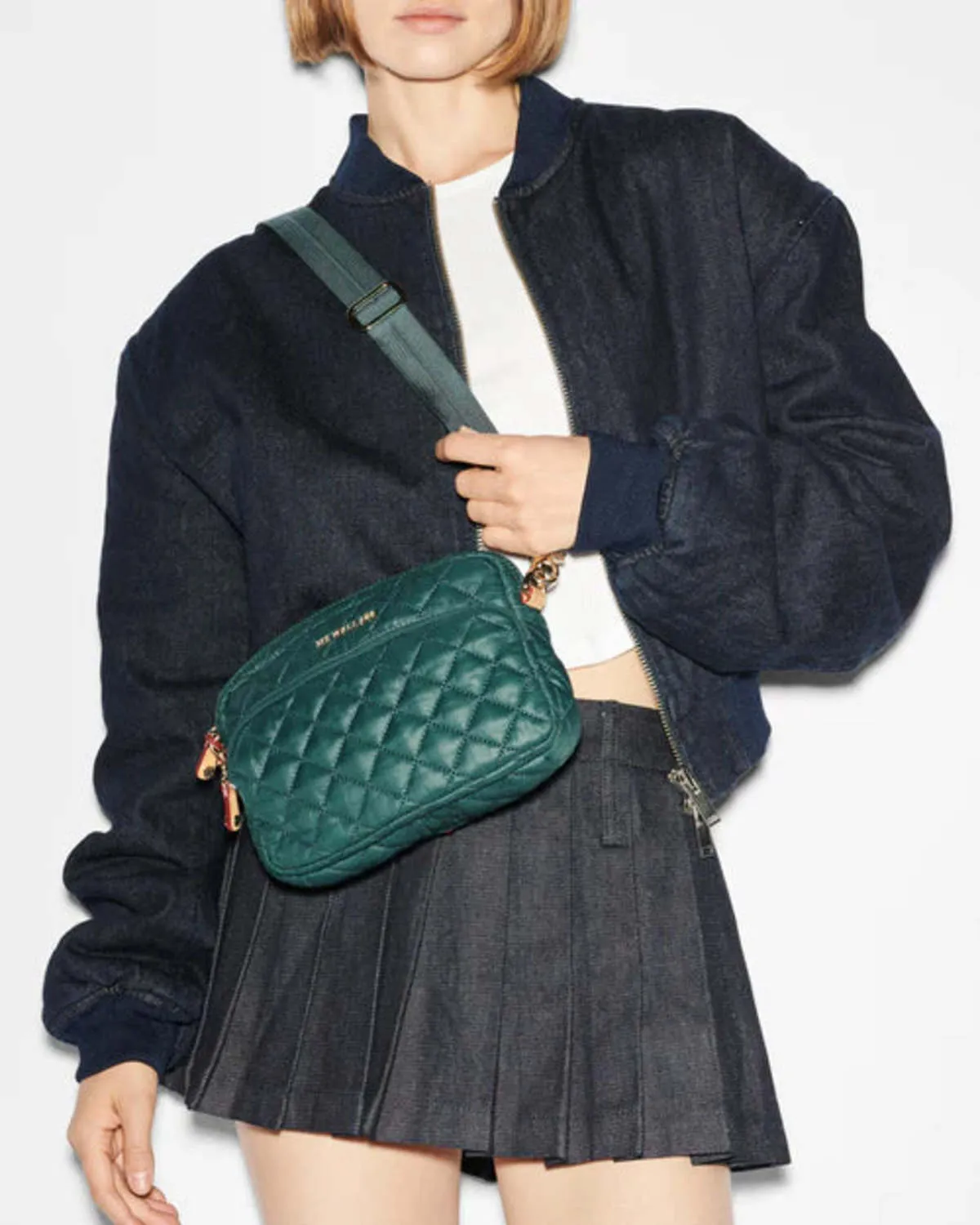 MZ Wallace Small Metro Camera Bag - Emerald