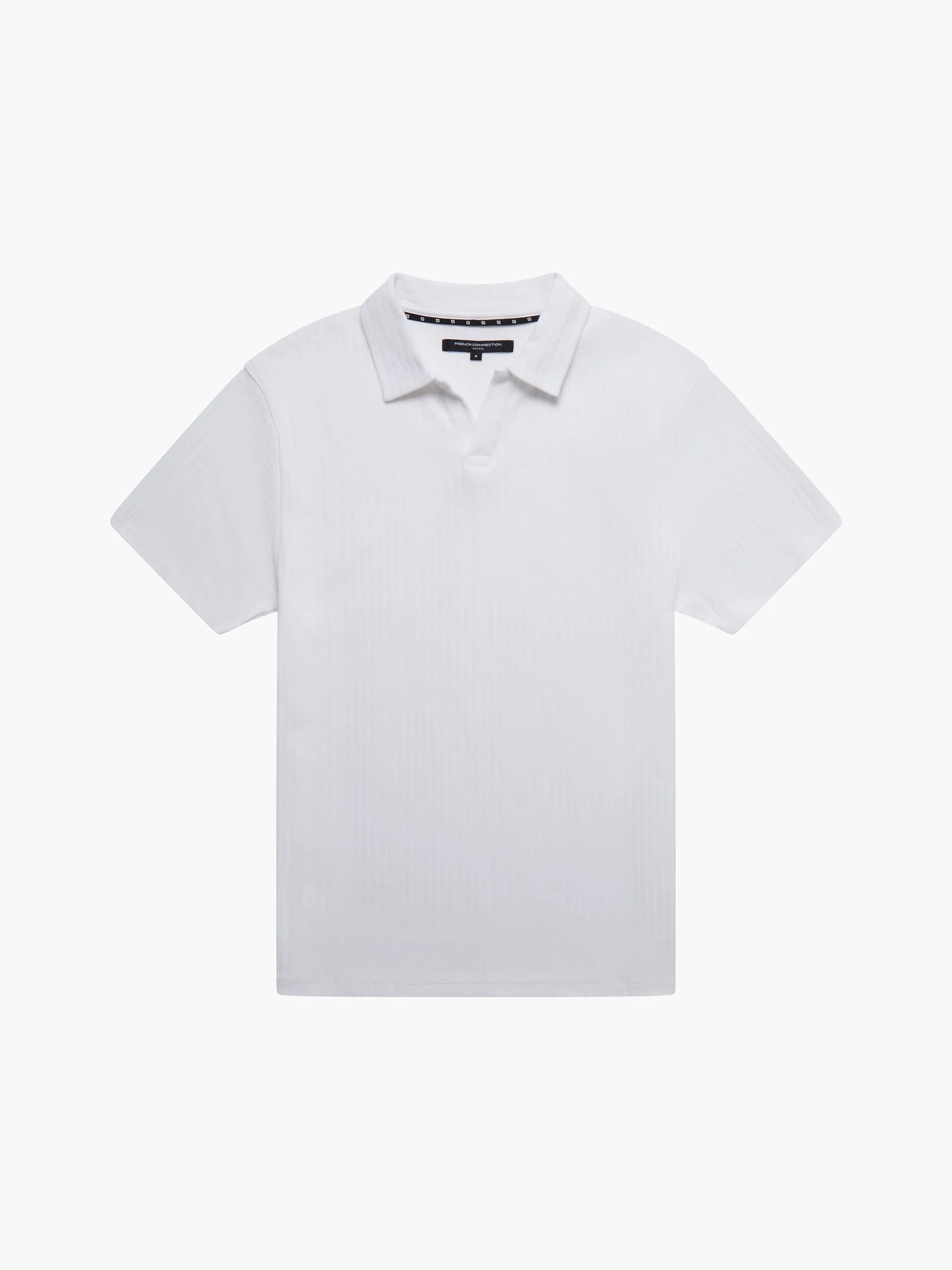 Needle Drop Trophy Neck Polo Shirt