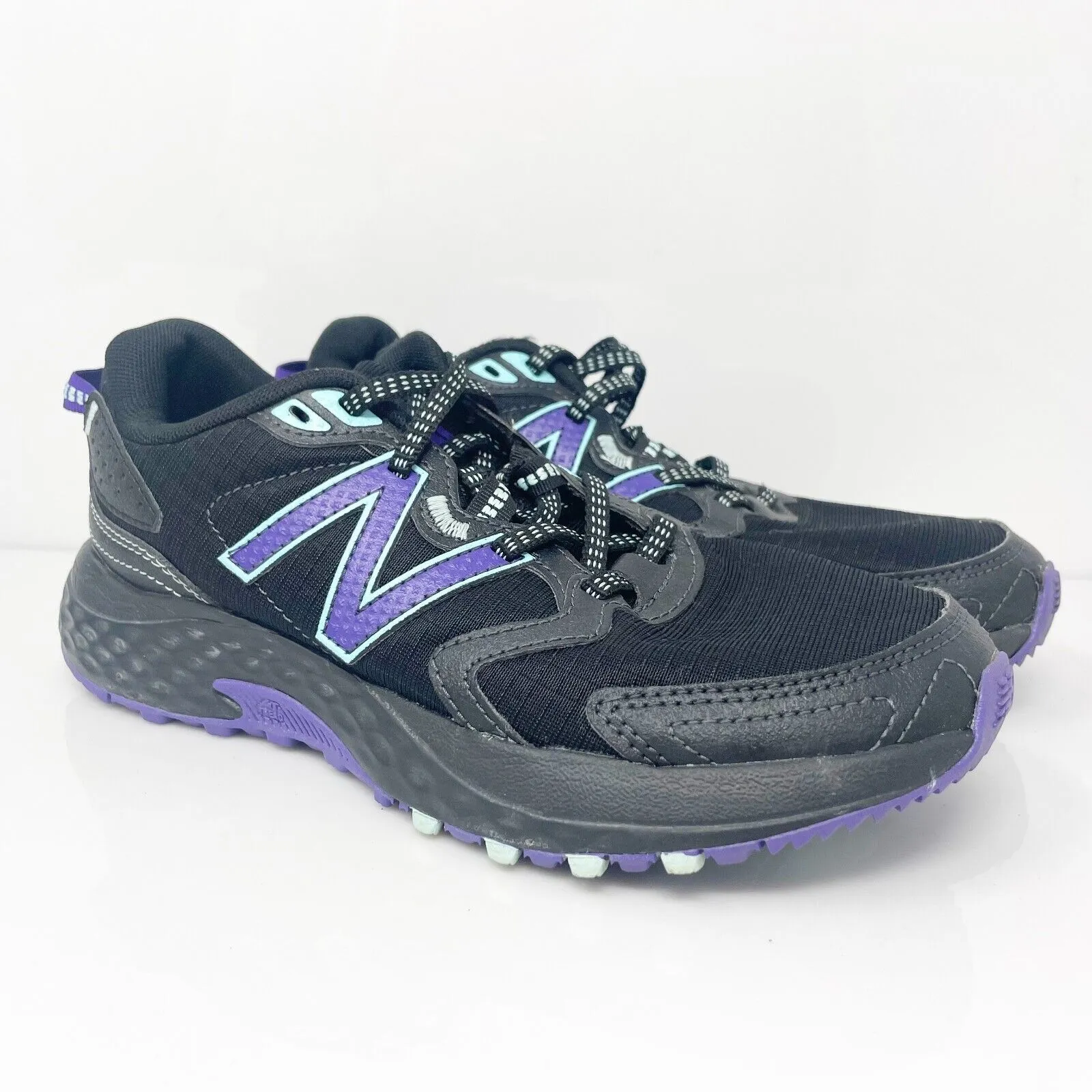 New Balance Unisex 410 V7 WT410BD7 Black Running Shoes Sneakers Size M 5 W 6.5 B