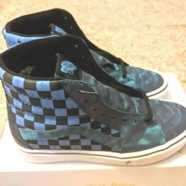 New vans x harry potter transfiguration comfycush sk8 hi blue hp mens/womens