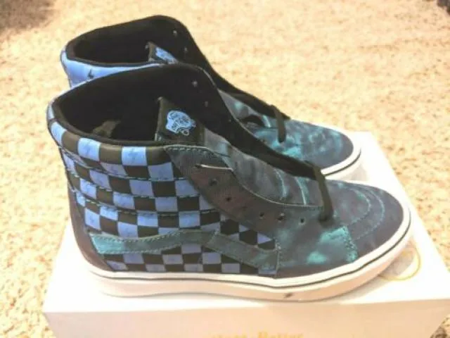 New vans x harry potter transfiguration comfycush sk8 hi blue hp mens/womens