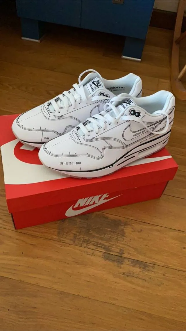 Nike Air Max 1 Sketch to Shelf White