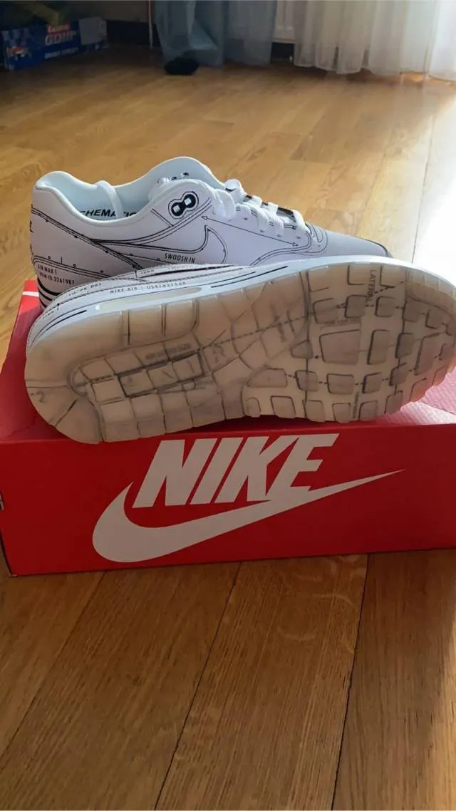 Nike Air Max 1 Sketch to Shelf White