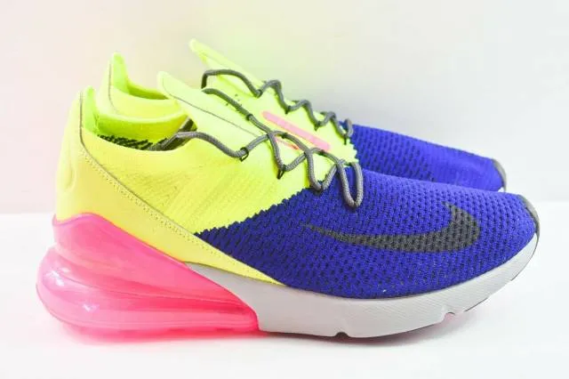 Nike Air Max 270 Flyknit Regency Purple Thunder Grey