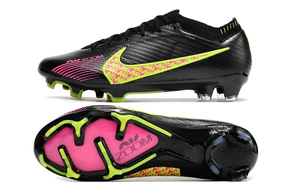 Nike Air Zoom Mercurial Vapor 15 Elite FG - Black/Black/Multi-Colour