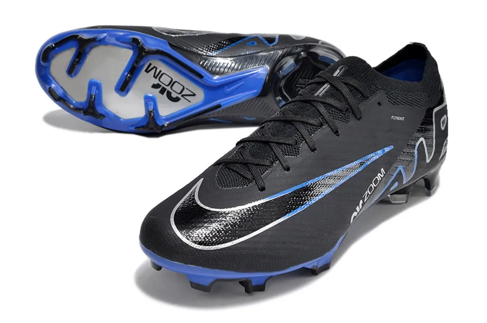 Nike Air Zoom Mercurial Vapor 15 Elite FG Shadow Pack - Black/Chrome/Hyper Royal