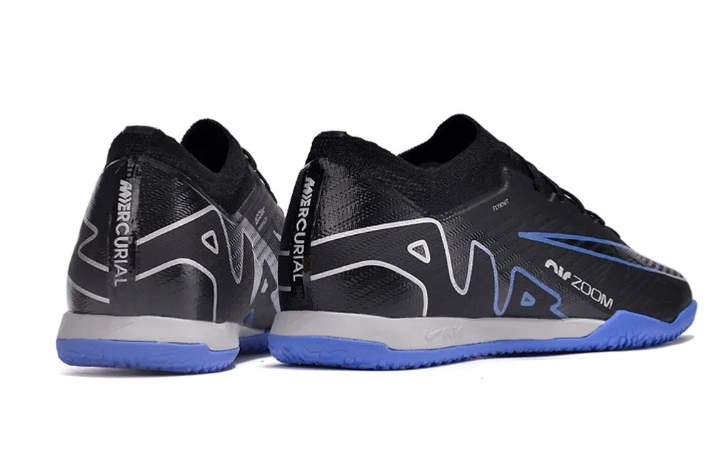 Nike Air Zoom Mercurial Vapor 15 Elite Indoor Shadow Pack - Black/Chrome/Hyper Royal