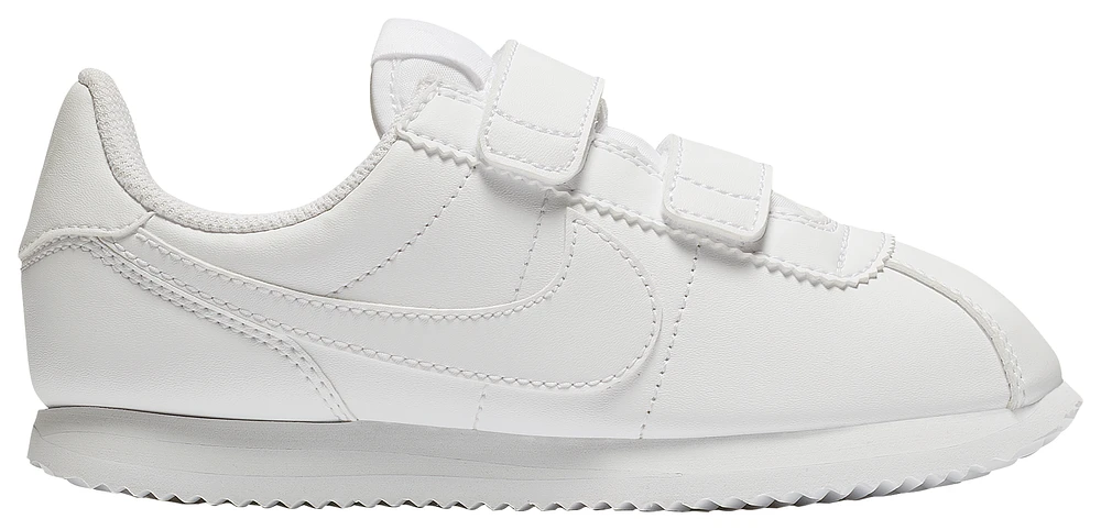 Nike Boys Cortez - Boys' Preschool Shoes White/White/White