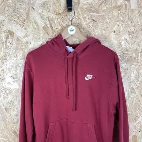 Nike small logo hoodie small