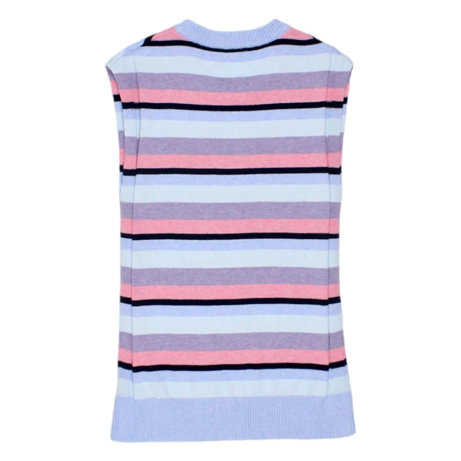 NRBY Blue Striped Cashmere Vest - Sample