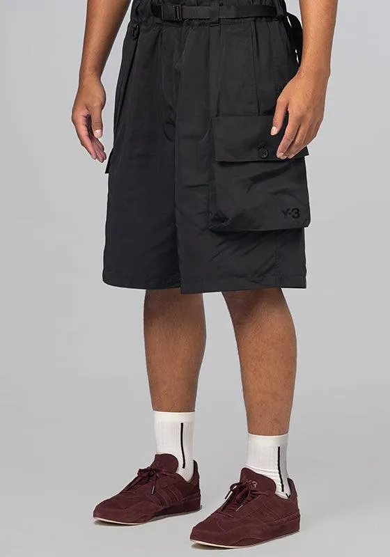 Nylon Twill Short - Black