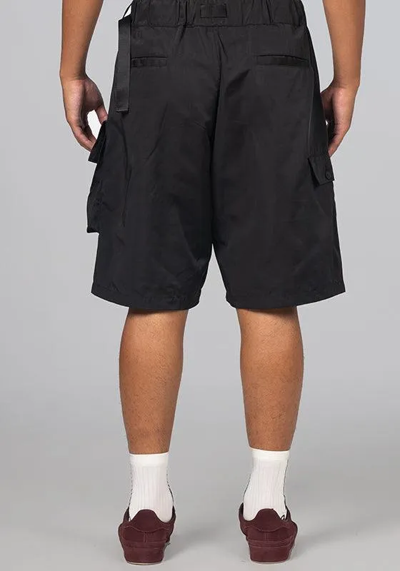 Nylon Twill Short - Black