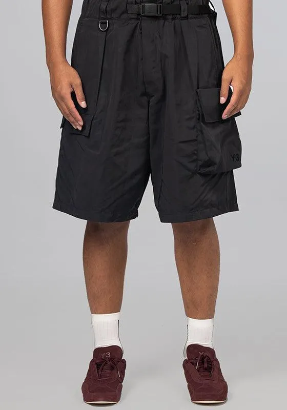 Nylon Twill Short - Black