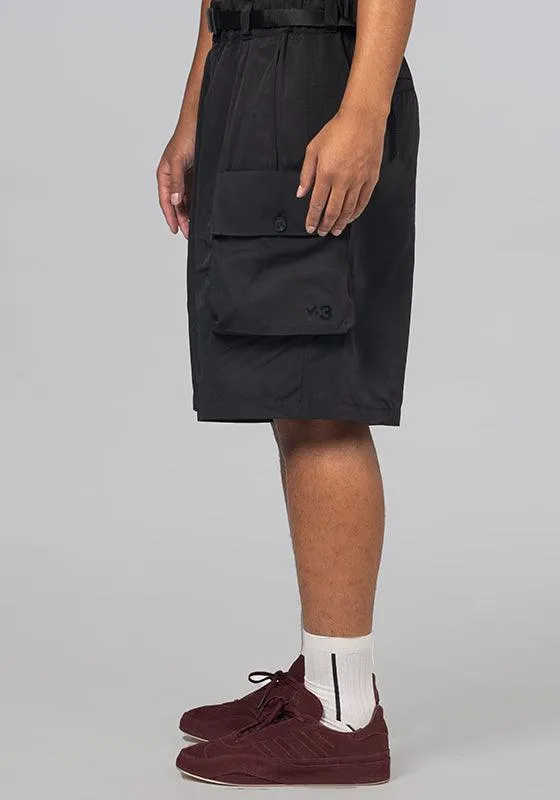 Nylon Twill Short - Black