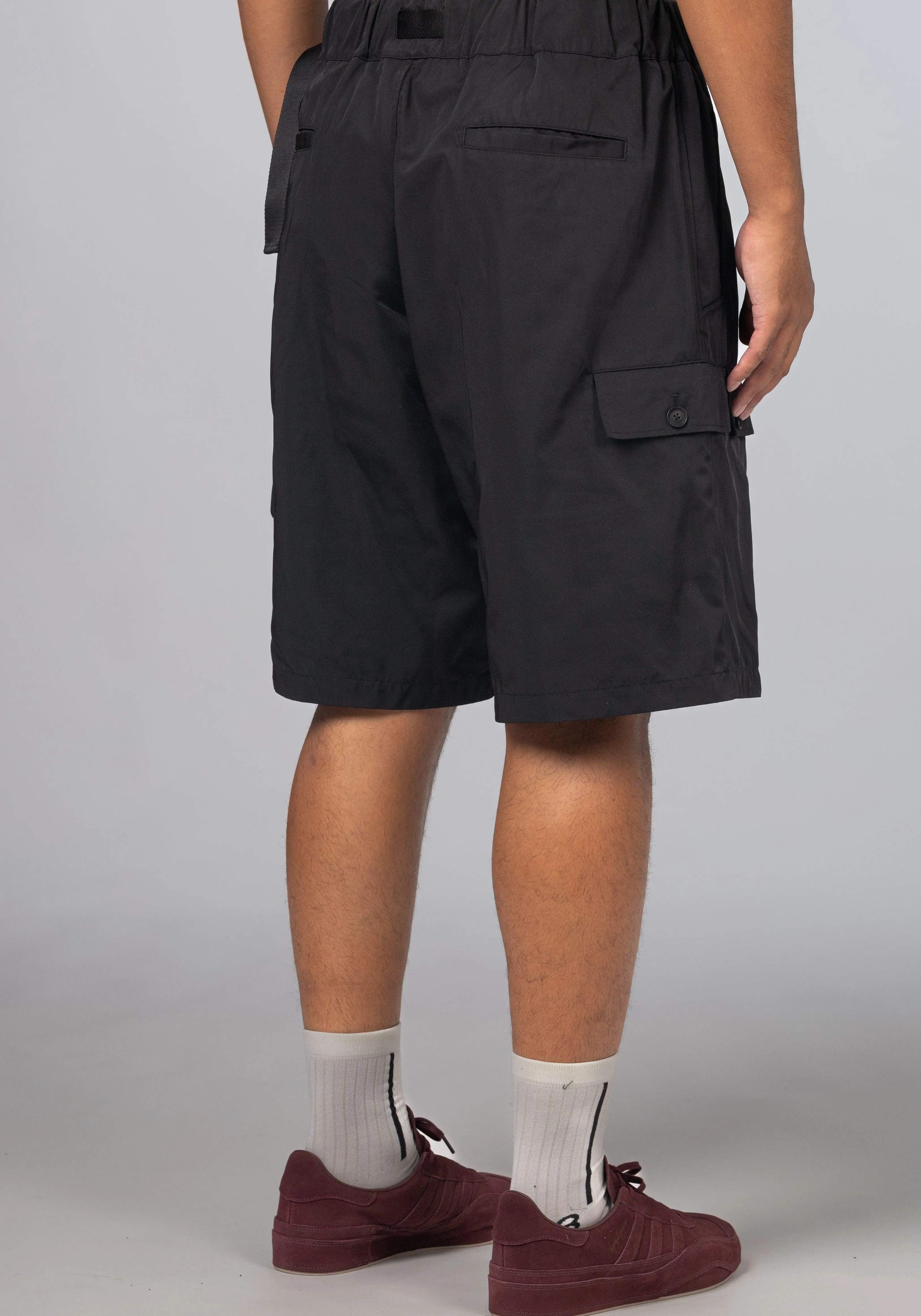 Nylon Twill Short - Black