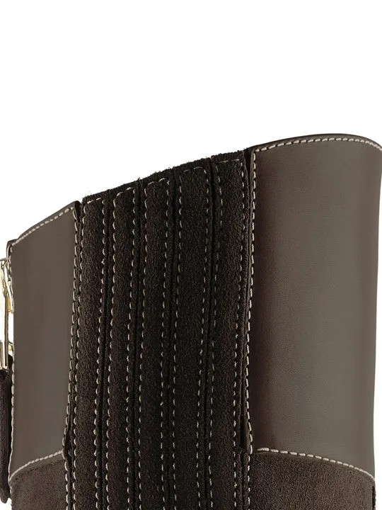 Octavia       60% Off   |   Save £237  chocolate Flat Knee-high Boots        - Regular Fit