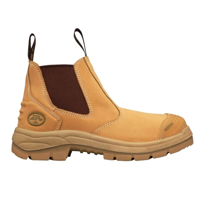Oliver 55-322 Elastic Sided Safety Boot Wheat
