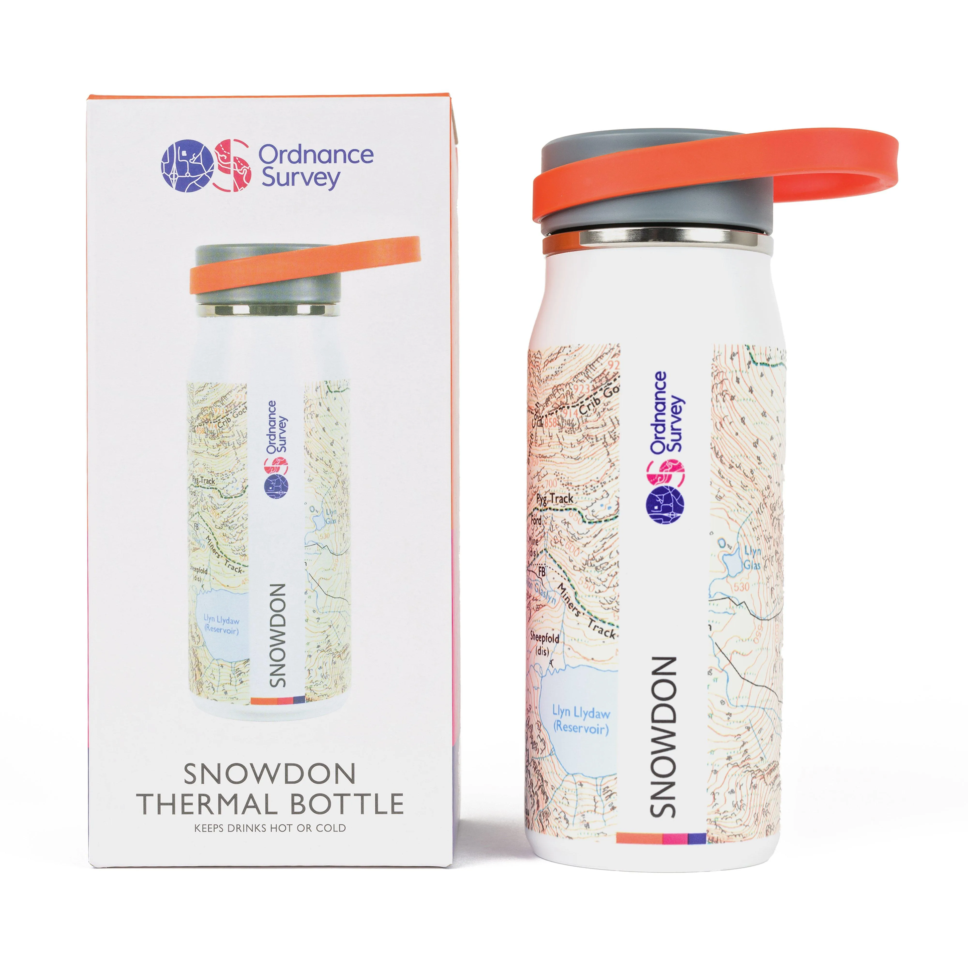 Ordnance Survey Snowdon Thermal Bottle | Millets