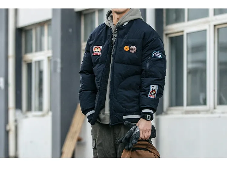 OREGON WILD Rock Patches Bomber Jacket