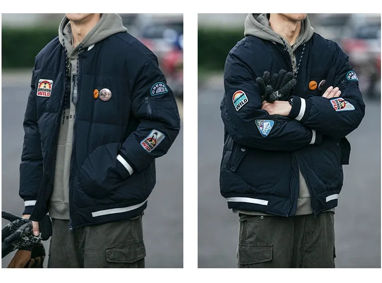 OREGON WILD Rock Patches Bomber Jacket