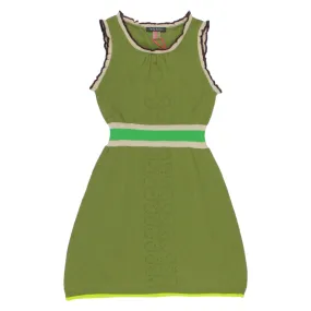 Orla Kiely Green Knit Vest Dress