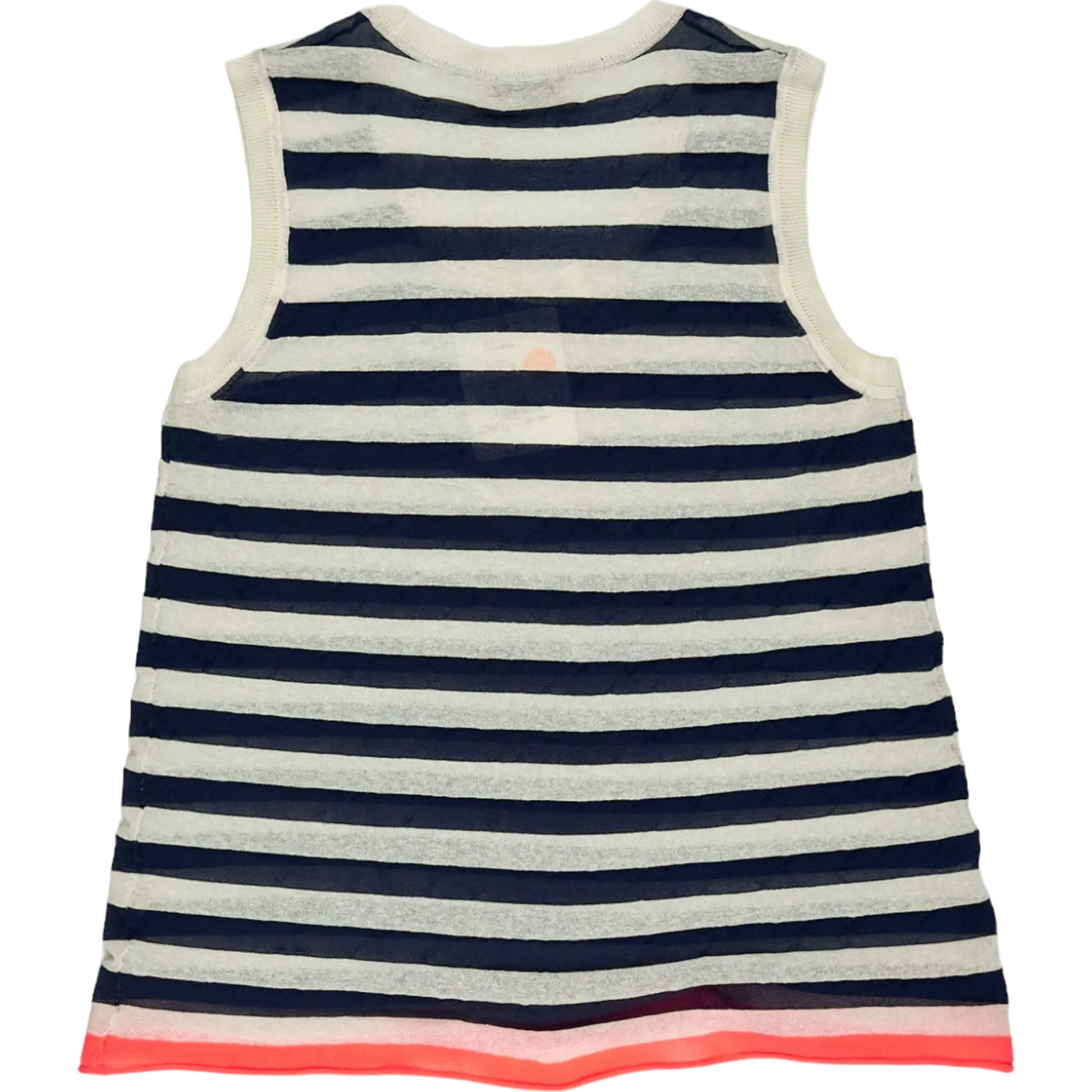 Orla Kiely Navy White Striped Vest