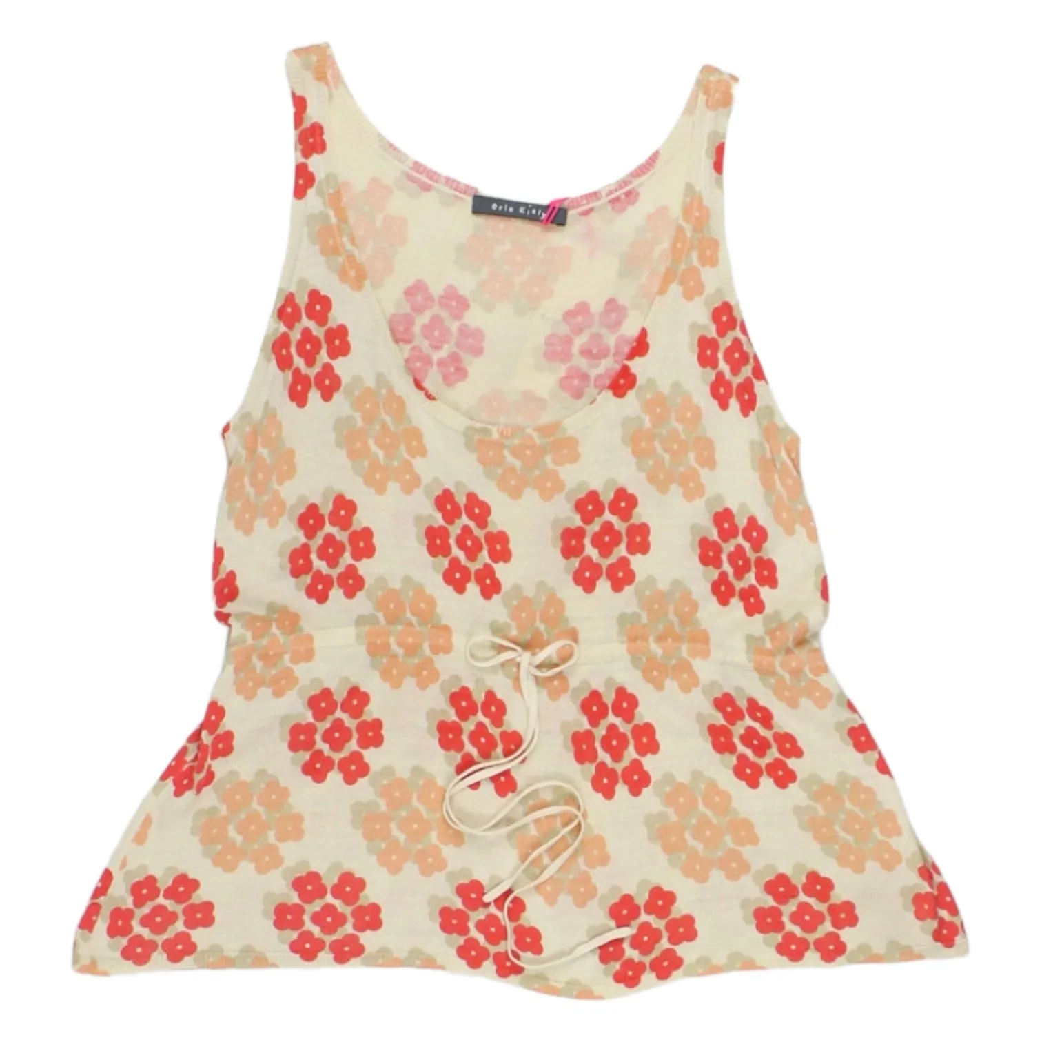 Orla Kiely Red Floral Knitted Vest