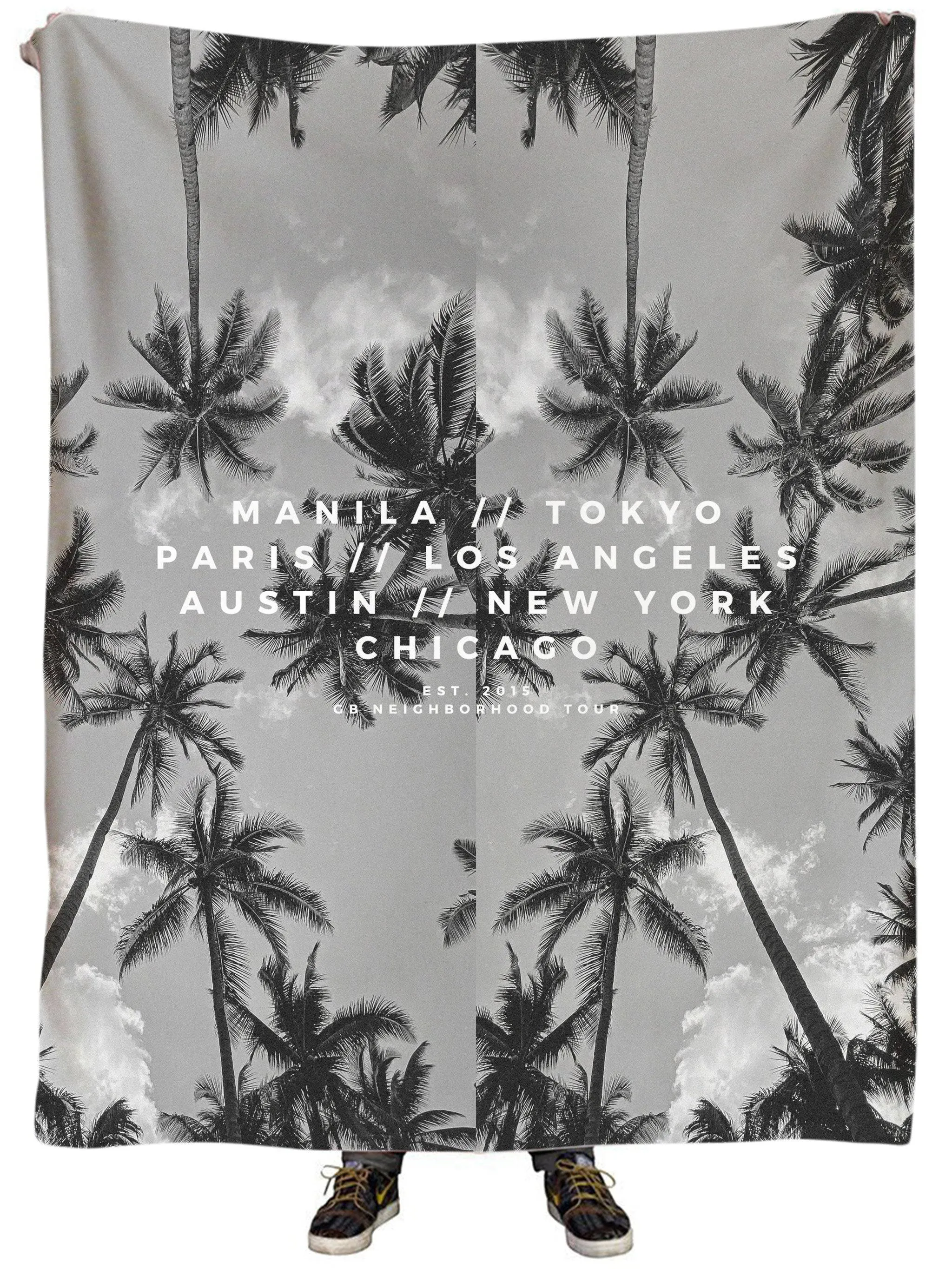 Palm Trees Plush Blanket