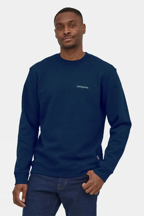 PATAGONIA FITZ ROY ICON UPRISAL CREW SWEATSHIRT - LAGOM BLUE