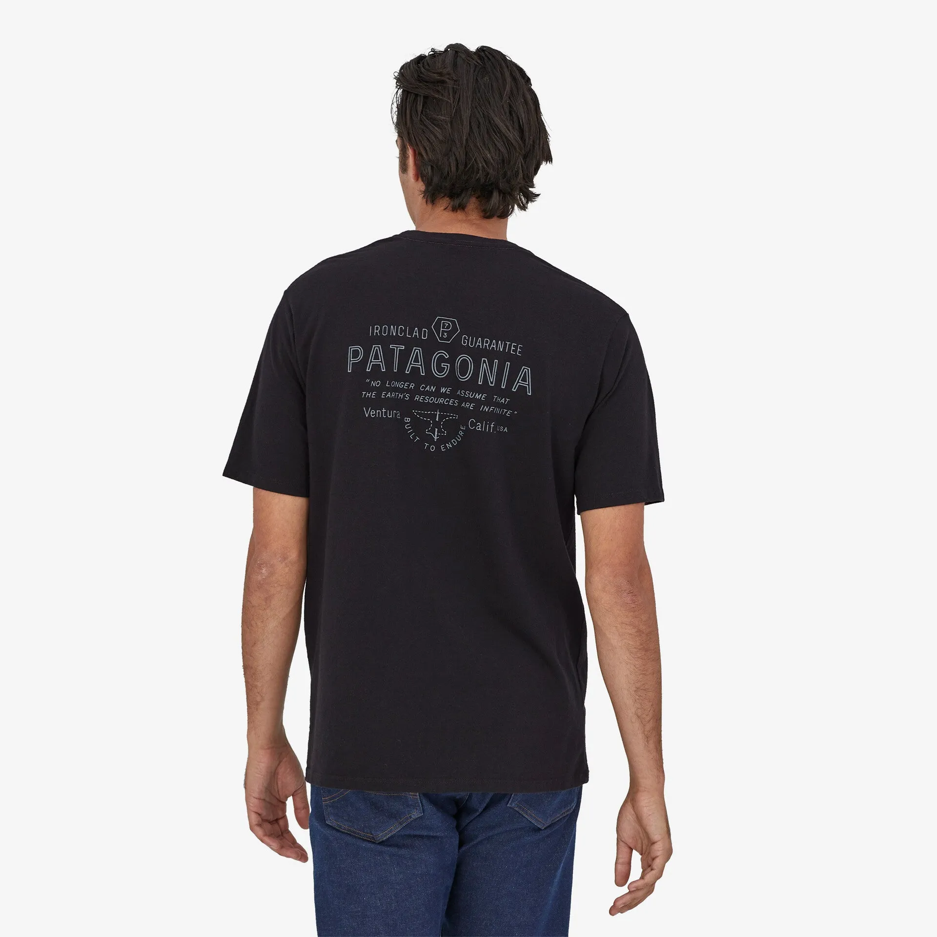 Patagonia Forge Mark Responsibili-Tee-Black