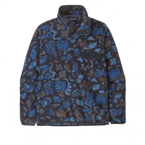 Patagonia Lightweight Synchilla Snap-T Pullover Fleece (Across Oceans: Pitch Blue)