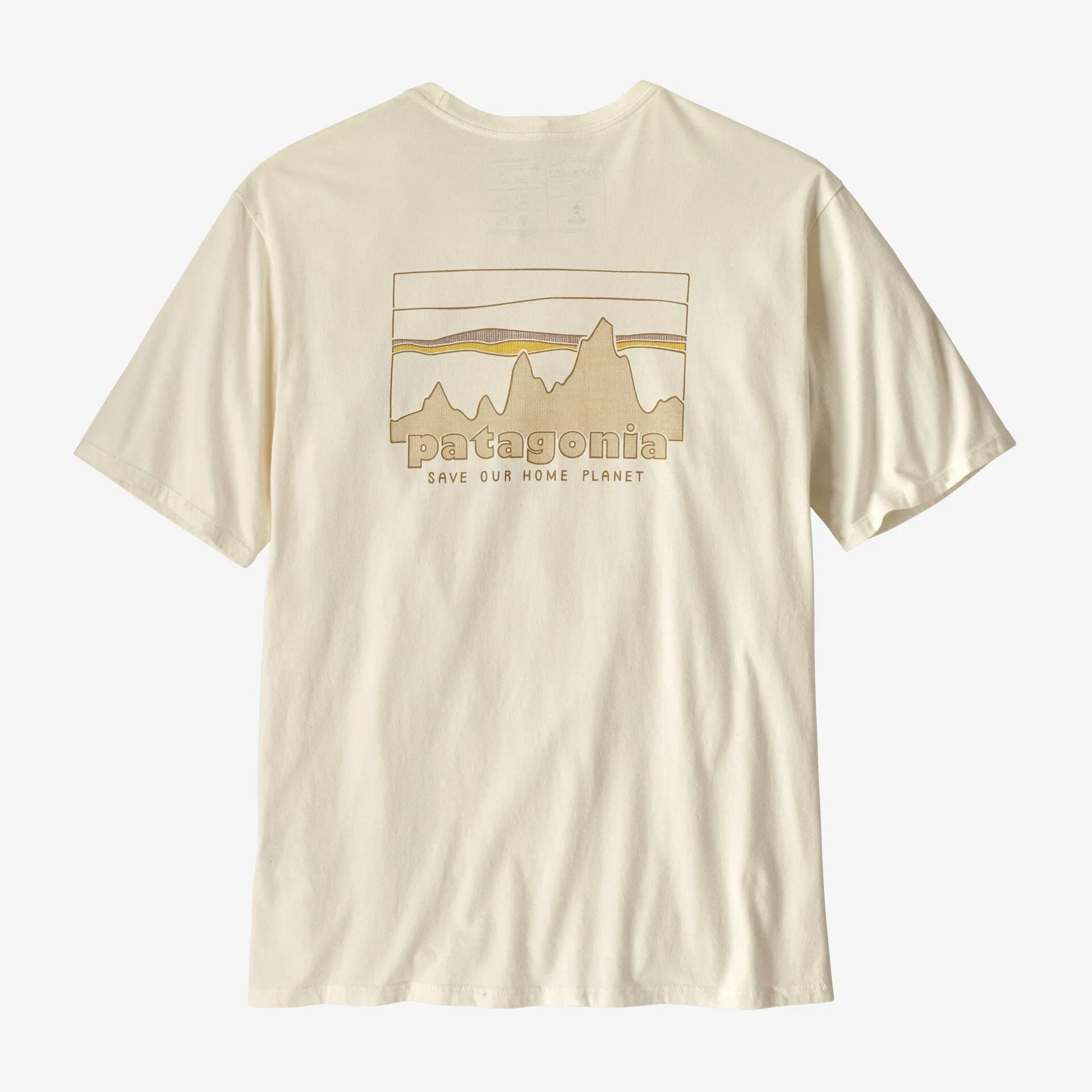 Patagonia Men's '73 Skyline Organic T-Shirt - Birch White