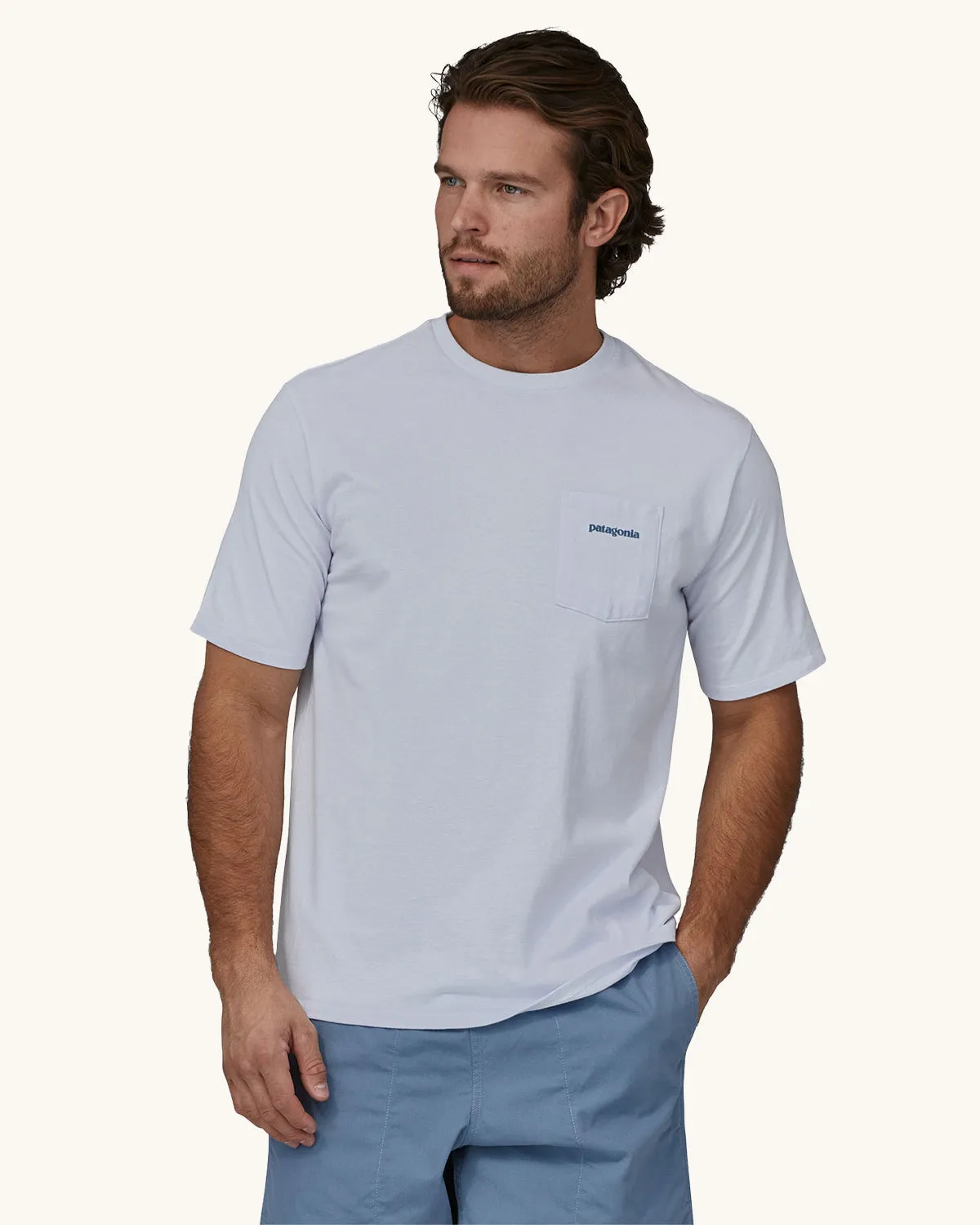 Patagonia Men's Boardshort Logo Pocket Responsibili-Tee