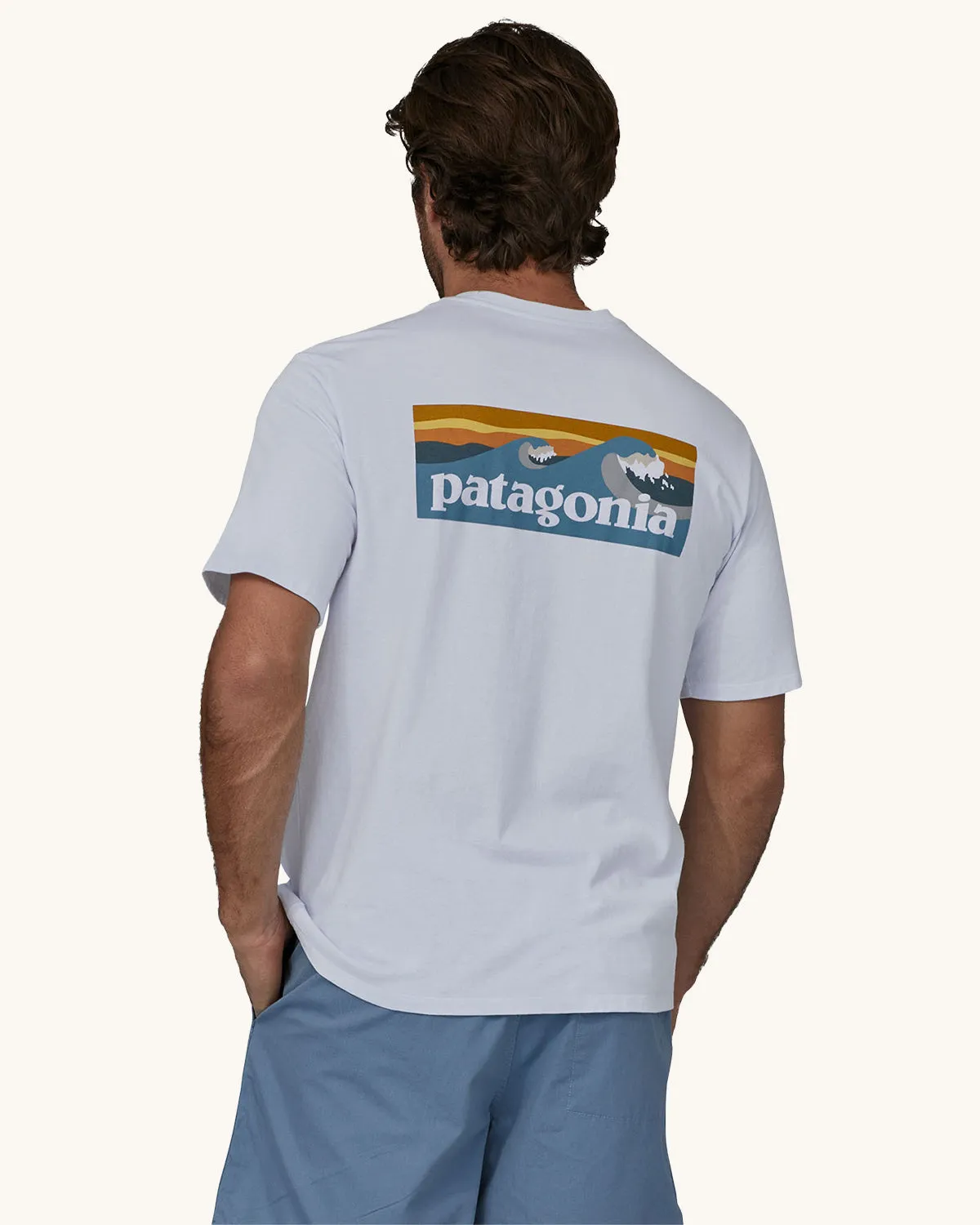 Patagonia Men's Boardshort Logo Pocket Responsibili-Tee