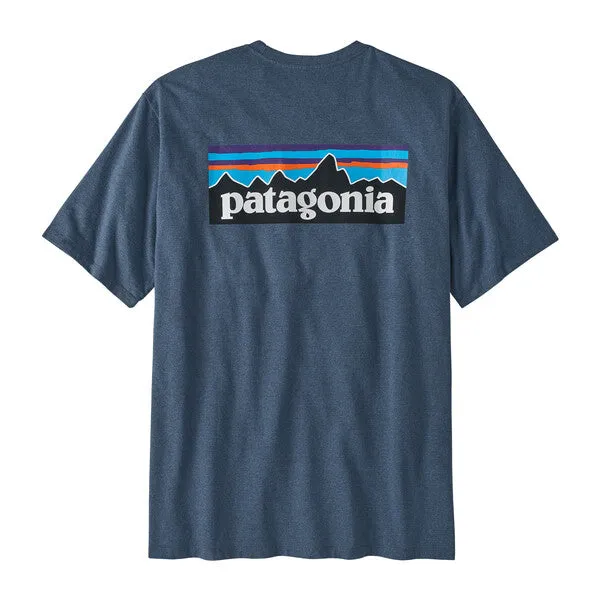 Patagonia - M's P-6 Logo Responsibili-Tee - Utility Blue