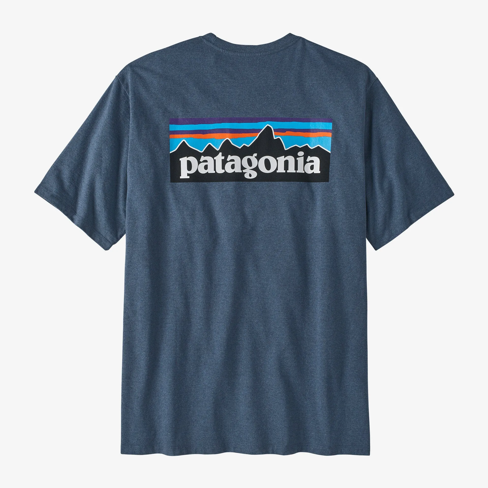 Patagonia M's P-6 Logo Responsibili-Tee - Utility Blue