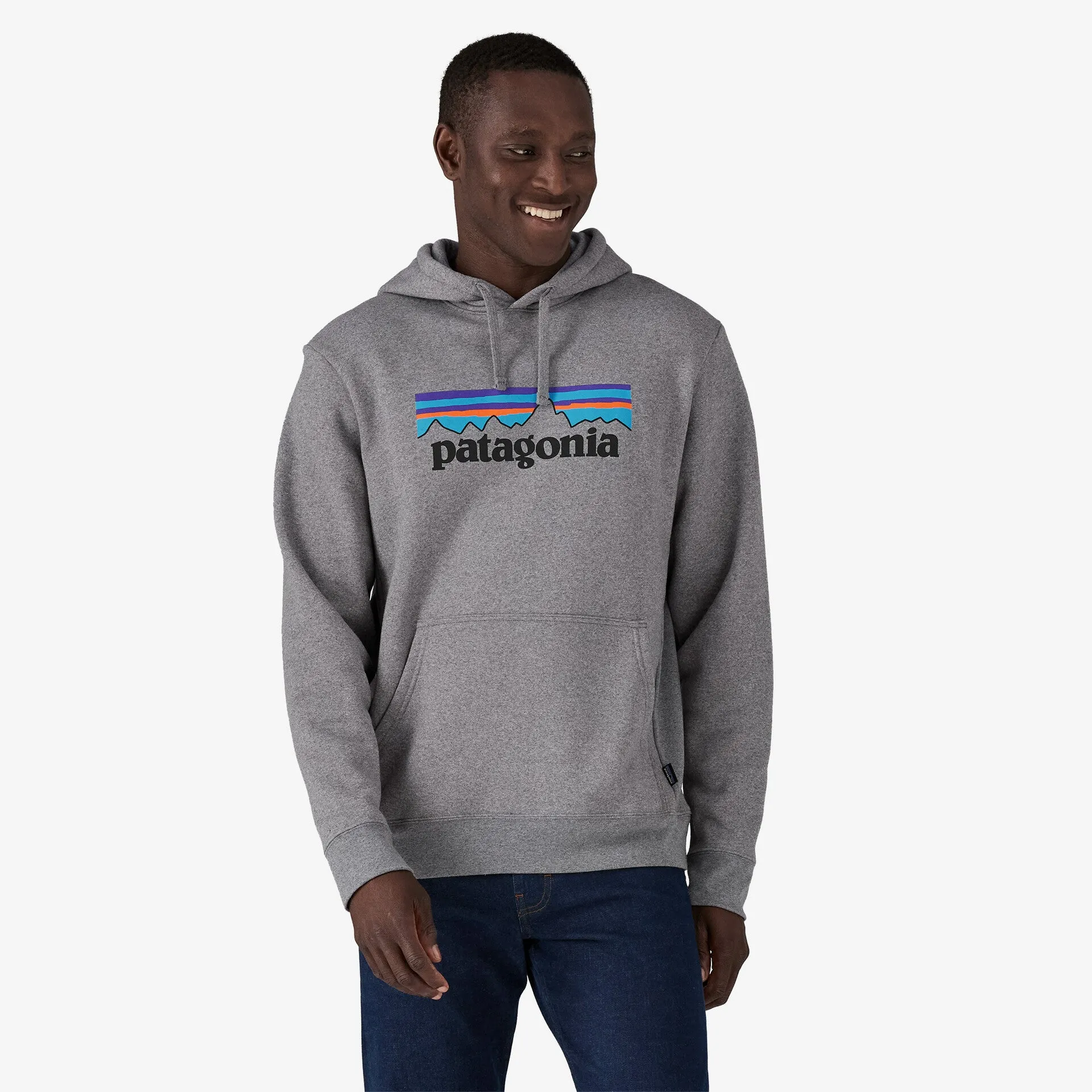 Patagonia P-6 Logo Uprisal Hoody-Gravel Heather