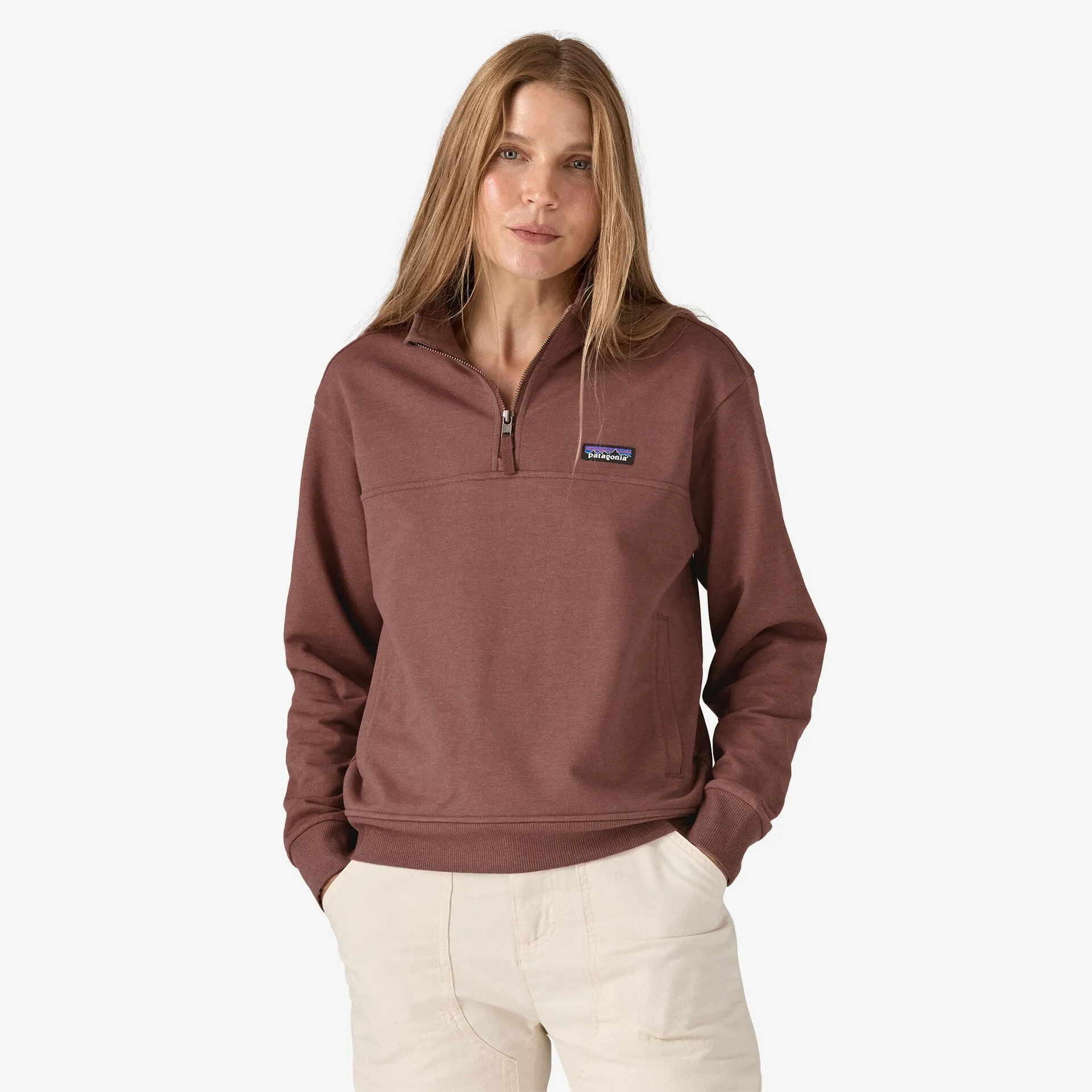 Patagonia Women's Ahnya Pullover-Dulse Mauve