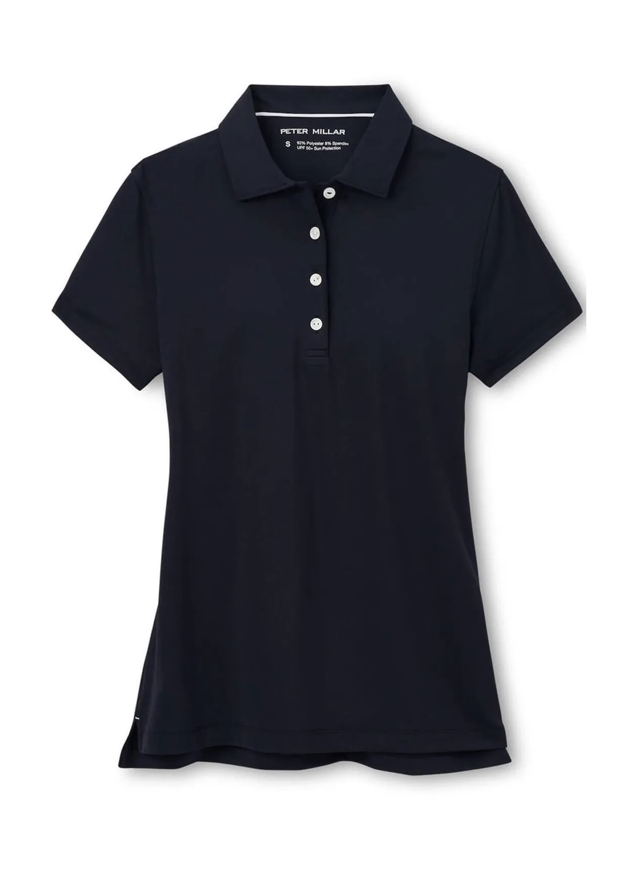 Peter Millar - Women's Button Polo - Black