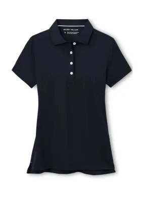 Peter Millar - Women's Button Polo - Black