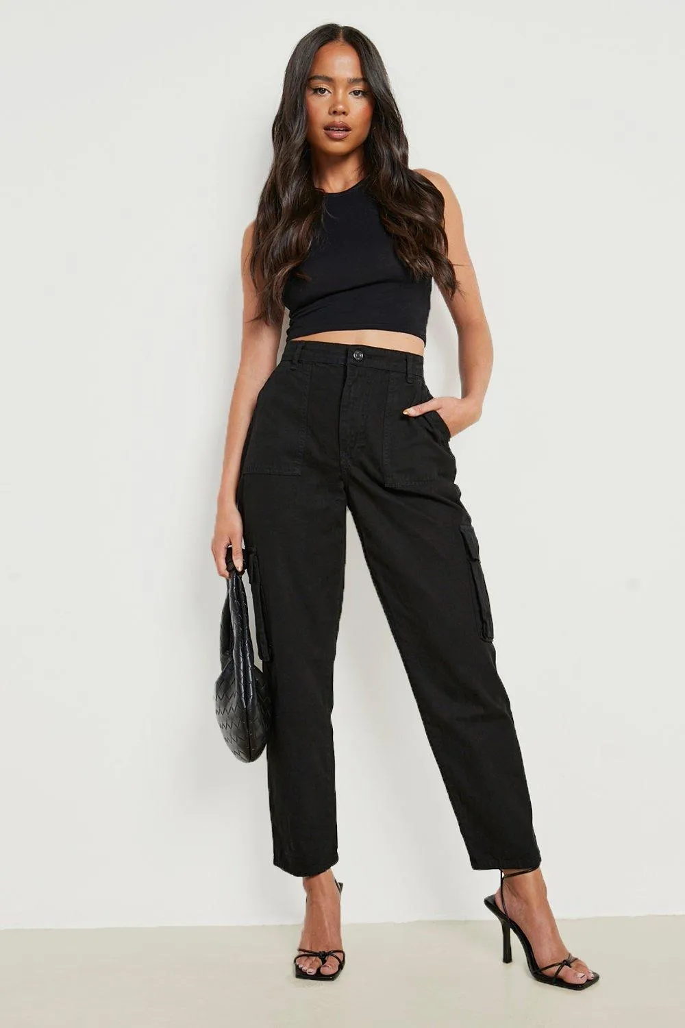 Petite Straight Leg Cargo Pants