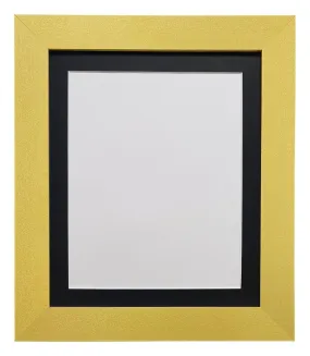Photo Frames | Metro Gold Frame with Black Mount for Image Size 18 x 12 | Frames & Mirrors 4U