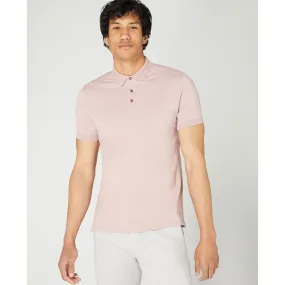 Pink Jersey Polo Shirt