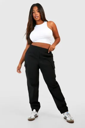 Plus Super Stretch Fitted Cargo Pants