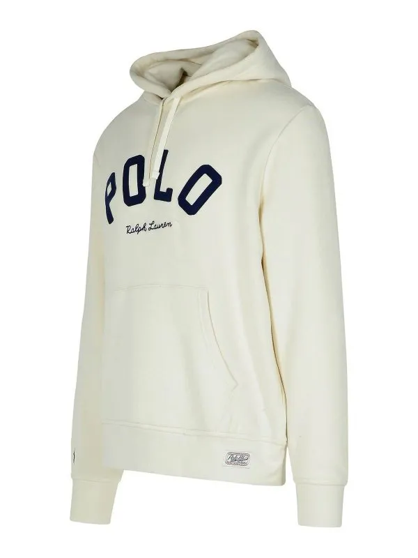 Polo Ralph Lauren White Cotton Sweatshirt