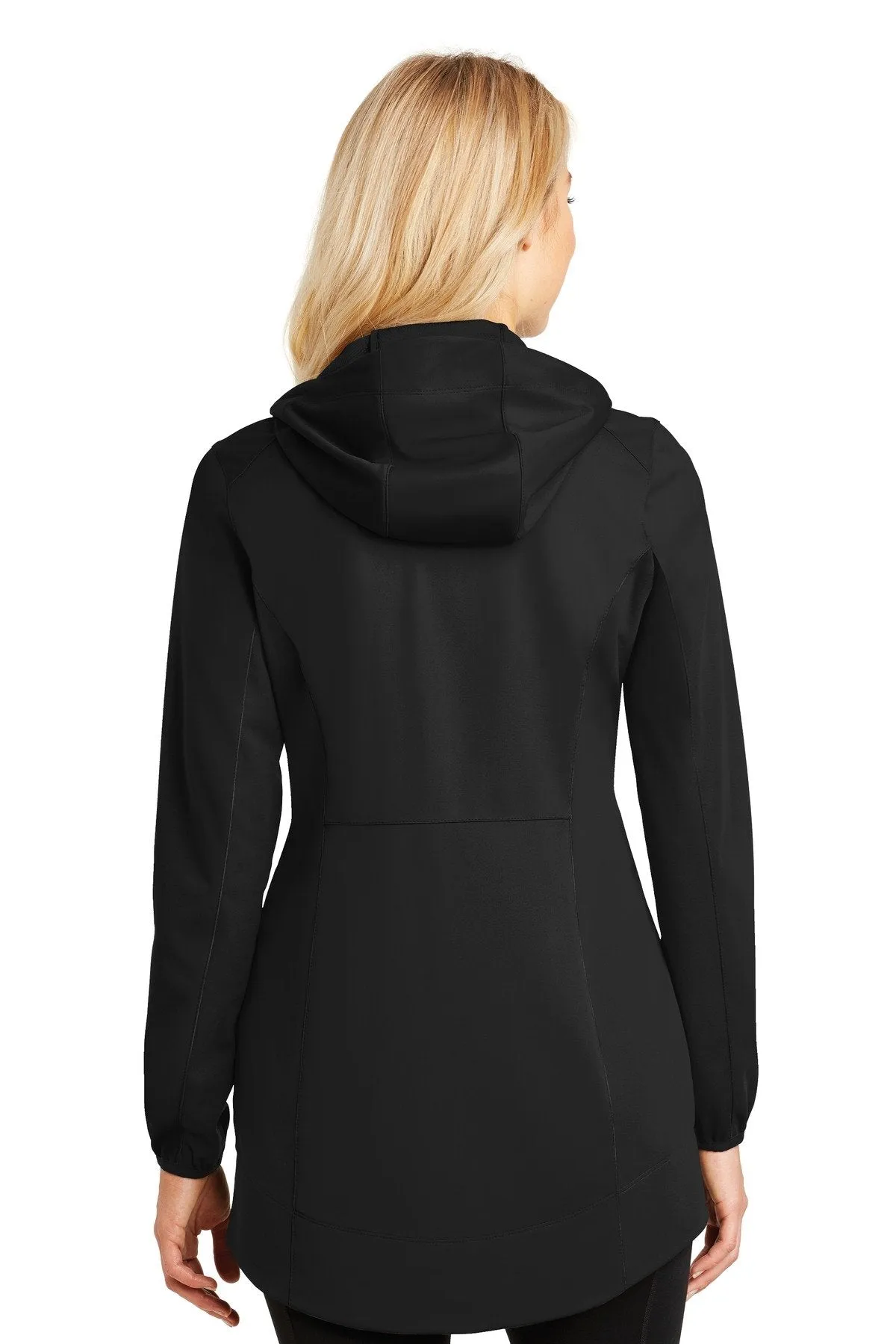 Port Authority Ladies Active Hooded Soft Shell Jacket L719 Deep Black