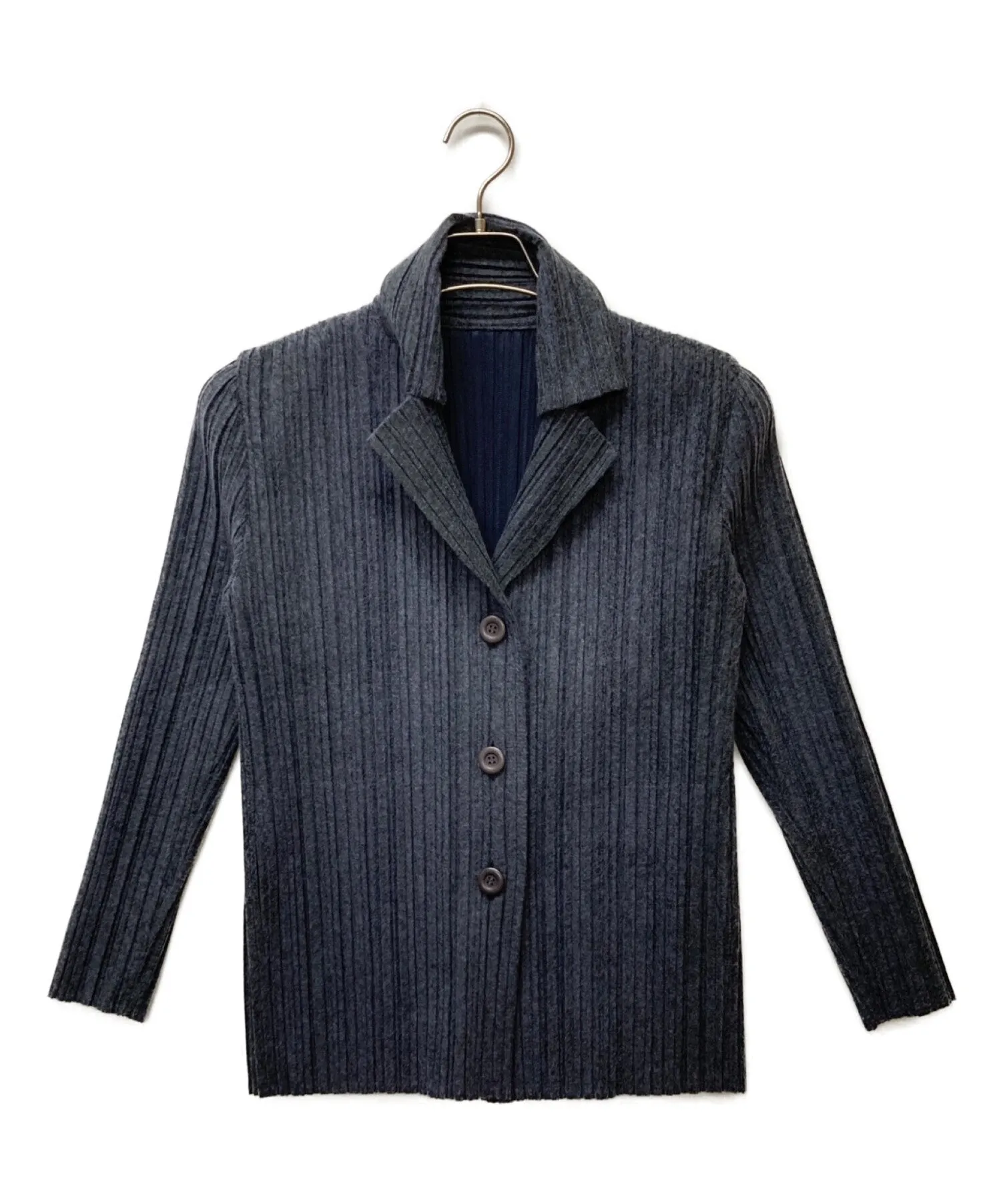 [Pre-owned] PLEATS PLEASE felt-pleated jacket PP23-EN632