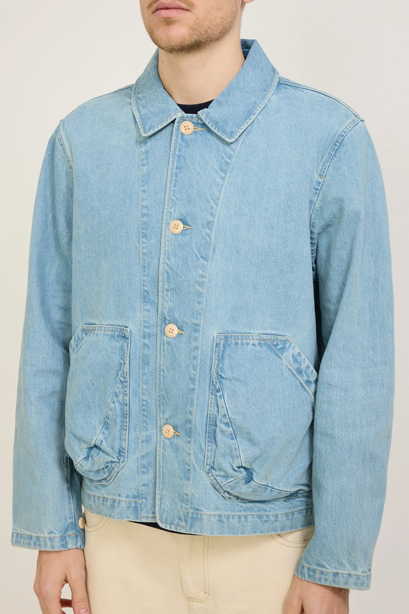 Prism Jacket Bleached Denim